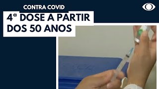 Saúde recomendará 4ª dose a partir de 50 anos [upl. by Ellissa]