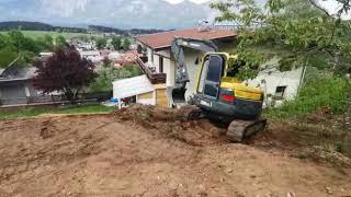 VOLVO ECR88 Plus bagger sound cool sommer volvo autumn viral excavator asmr [upl. by Huberty528]