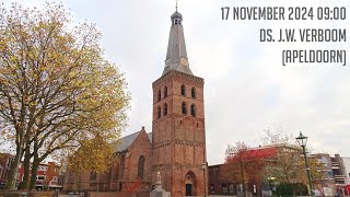 17112024  Ochtenddienst 0900  Oude Kerk  ds JW Verboom Apeldoorn [upl. by Firestone]