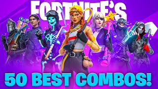 50 BEST Fortnite Skin Combos Of All Time [upl. by Donnell]