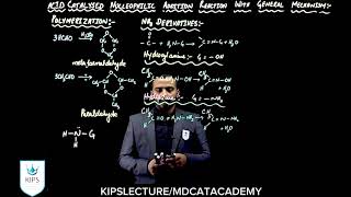 Acid Catalyzed Addition Reaction Mechanism of Aldehydes and Ketones  MDCAT ACADEMY [upl. by Ednalrym800]