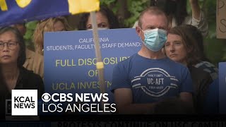 More than 600 UCLA faculty staff demand chancellors resignation over protest arrests [upl. by Ferree658]