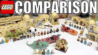 EVERY LEGO Star Wars Mos Eisley Cantina Compared 2004 2014 2018 amp 2020 [upl. by Peters]