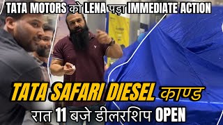 TATA SAFARI FACELIFT रात 11 बजे Delivery  Video Viral होते ही TATA का 24 घंटे में Action [upl. by Westbrooke839]