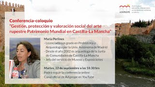 Conferencia de Dña María Perlines FORO PATRIMONIO MUNDIAL DE ESPAÑA [upl. by Eenehs]