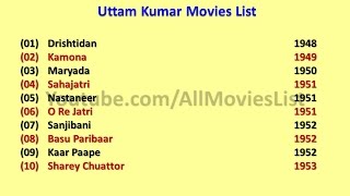 Uttam Kumar Movies List [upl. by Gauntlett]