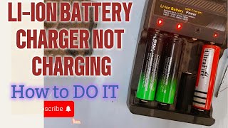 NOT CHARGING  4 BATTERY LIION BATTERY CHARGER [upl. by Wester]