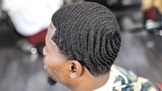 360 WAVE HAIRCUT TUTORIAL LOW TAPER ON ELITE WAVER HURRICANE HENRY [upl. by Llenrup567]