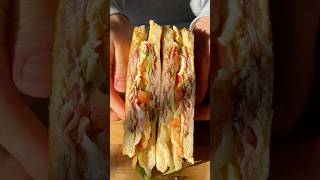 🥪 SANDWICH EN 5 MIN 🥪 sandwich 5minute recetas recetasrapidas [upl. by Jessabell]