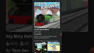 Buying the Itty Bitty Railway BETA in roblox [upl. by Aratnahs]