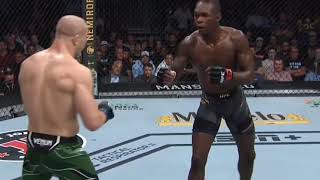 Israel Adesanya vs Marvin Vettori 2 full fight with walkout [upl. by Oiredised]