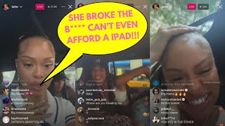 Latto Really Called Her Friend BROKE On Live And Said She Can’t Even Afford A Ipad 😂😂😂🤦‍♂️🤦‍♂️🤦‍♂️ [upl. by Ford174]