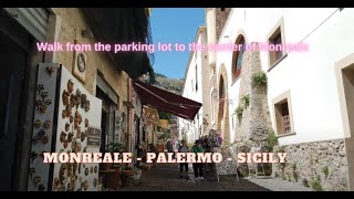 🇮🇹 Walk from the parking lot to the center of Monreale 🇮🇹 ❤️‍🔥travelvlog Monreale italysicilia [upl. by Dazraf146]