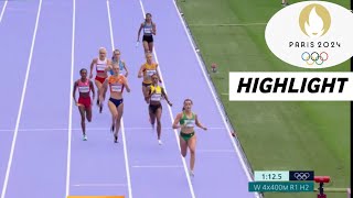 Athletics Womens 4400m Relay  Round 1 Full Highlights 2024  Olympic 2024 Highlights [upl. by Nealson278]