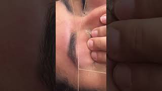 eyebrow threading in hindi [upl. by Stav]