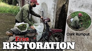 FREE  RESTORATION SUZUKI BRAVO RC100  TimeLapse [upl. by Golightly]