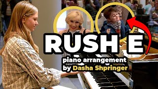 Rush E Piano arrangement by Dasha Shpringer Piano cover [upl. by Repsaj]