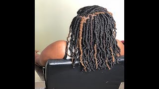 Watch me install individual crochet locs to look like the real thing [upl. by Yesnel]