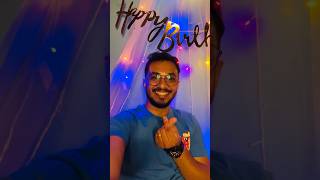 My birthday celebration in 1 minute 🎂🧿Midnight celebration🍾shortsvideo [upl. by Farnsworth71]