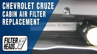 How to Replace Cabin Air Filter 2011 Chevrolet Cruze [upl. by Feenah710]