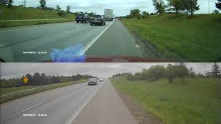 Nebraska DOT Trailer Crash Full Video [upl. by Allis222]