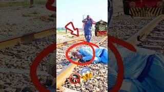 wrong side challna😱 Train Accident shorts youtubeshorts viral trending [upl. by Ssor]