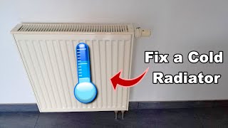 How to Fix a Cold Radiator  The Most Common Causes [upl. by Ariom579]