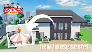 NEW HOUSE BUTTERFLY SECRET  IN LIVETOPIA🏡 UPDATE 115  Livetopia Roleplay Roblox [upl. by Ennairak]