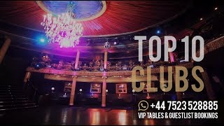 Top 10 Night Clubs in London [upl. by Colville]