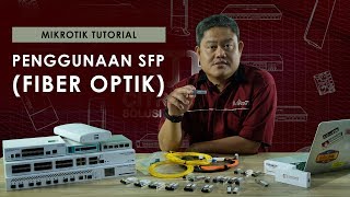 PENGGUNAAN SFP FIBER OPTIK  MIKROTIK TUTORIAL ENG SUB [upl. by Odlavu]