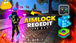 AIMLOCK REGEDIT🚀⚡Free FireBLUESTACKS 91 Headshot Rate WHITE444  ROUK FF  VINCENZO  SMOOTH444💻 [upl. by Yltsew]