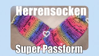 Herrensocken mit bequemer Käppchenferse ohne Löcher [upl. by Secilu416]