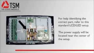 Insignia TV Power Supply 6MF0102010  TriState Module [upl. by Airdnas375]