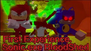 Sonicexe BloodShed  First Time Playing  A lil secret for Baconsans [upl. by Wengert]