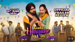 New punjabi movie 2024  Trailer Review  Kudi haryane wal di Ammy virk Sonam bajwa  Dhillon Vlogs [upl. by Slosberg28]