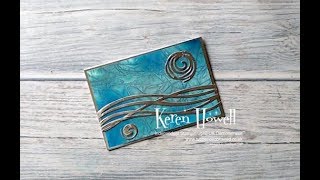 Stampin Up Cling Film card [upl. by Neersin]