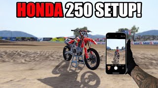 The Ultimate Honda 250 Setup in MX Bikes 2024 [upl. by Ebsen]