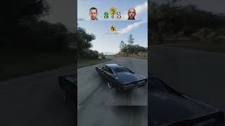 Paul Walker VS Vin Diesel😎 forzahorizon5 forza gaming [upl. by Alehc]