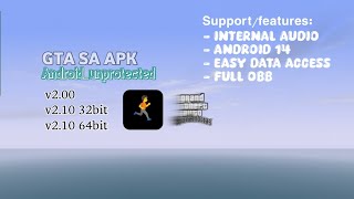 GTA SA APK Unprotected FLA 72 AML 121 Internal Audio Recording support [upl. by Elconin]