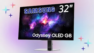 New Samsung 32quot 4K 240hz QD OLED Monitor G80SD V2 Panel for CES 2024 [upl. by Sissel]