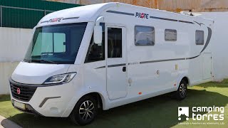 Autocaravana Integral Pilote Essentiel G740 2017  Campingtorres [upl. by Anora]