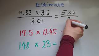 Estimating GCSE Maths [upl. by Avictor598]