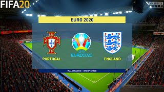 FIFA 20  Portugal vs England  Euro 2020  Full Match amp Gameplay [upl. by Soalokin746]