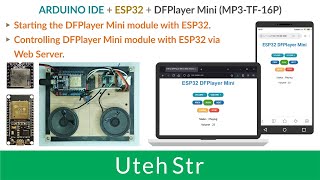 ARDUINO IDE  ESP32  DFPlayer Mini MP3TF16P  DFPlayer Mini MP3TF16P with ESP32 [upl. by Donelle]