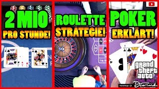 🤑Casino 2 MIO DOLLAR Pro Stunde SOLO Geld Trick🤑 ALLE Spiele Erklärt GTA 5 Online Update DLC [upl. by Neelak]