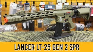 Lancer Tactical LT25 Gen 2 SPR Interceptor Airsoft Gun Review [upl. by Zysk557]