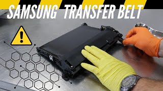 How to replace Samsung Printer Transfer Belt Unit on CLP 365W CLX 3305FW C460FW C480FW ASMR C96 0629 [upl. by Bronwen]