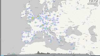 Coinmap Timeline in Action [upl. by Averyl]