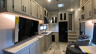 RAY CITTE RV New 2024 Forest River RV Sandstorm 2710SRX Toy Hauler Fifth Wheel Stock 5th wheelTOUR [upl. by Niboc]