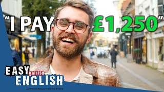 How MUCH MONEY Do You Pay FOR YOUR RENT  Easy English 189 [upl. by Llarret672]